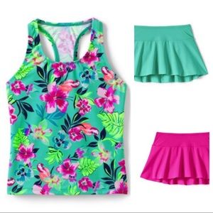 ✨HP✨Lands' End Tankini & Swim Skirts: size 6